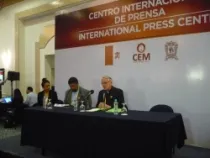 Conferencia de prensa en León del P. Lombardi (foto ACI Prensa)