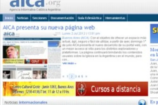 Agencia AICA presenta nuevo sitio web