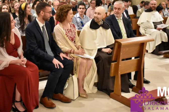 El Papa recibe la carta póstuma de un joven carmelita de 21 años fallecido hace 2 semanas