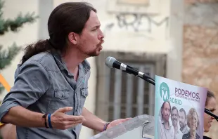 Pablo Iglesias, secretario general Podemos. Foto: Wikipedia.  