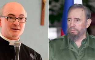 P. José Antonio Fortea. / Fidel Castro. Foto: Sitio web President of Russia (CC BY 4.0). 