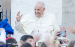 Papa Francisco. Crédito: Daniel Ibáñez / ACI Prensa 