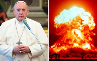 El Papa Francisco e imagen referencial. Foto: Vatican Media / National Nuclear Security Administration 
