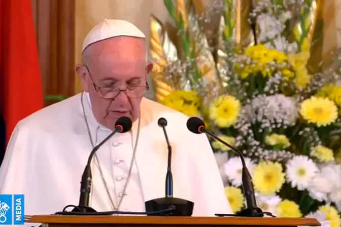 Discurso del Papa ante las autoridades y sociedad civil de Mauricio