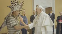 Escena del documental "La Carta", protagonizado por el Papa Francisco. Crédito: Movimiento Laudato Si'