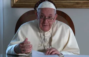 Papa Francisco en video mensaje por Vigilia Ecuménica de Pentecostés. Crédito: Captura de video / Vatican Media. 