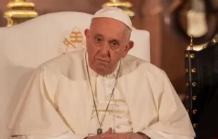 El Papa Francisco en Lisboa. Crédito: Daniel Ibáñez / ACI Prensa 