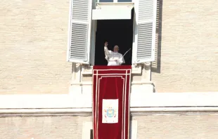 El Papa en el Ángelus. Foto: Lucía Ballester 
