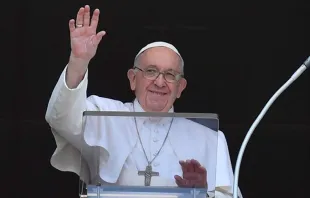 Papa Francisco en el Ángelus del 7 de agosto de 2022. Crédito: Vatican Media 