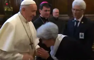 El Papa Francisco durante la visita a Loreto - Foto: Captura de video 