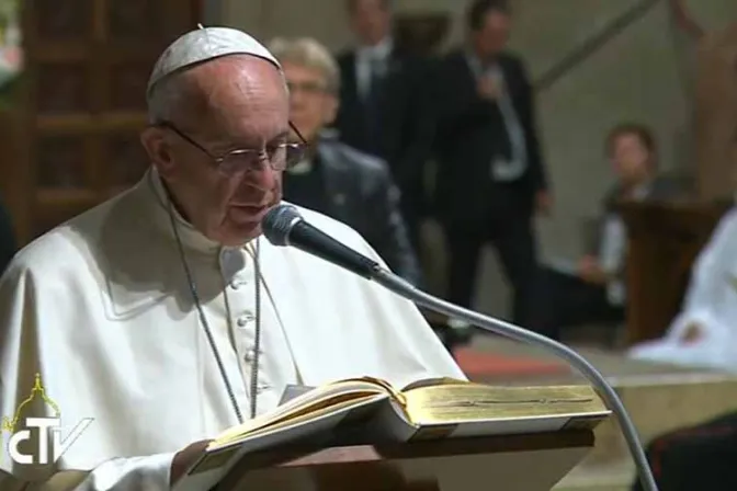 VIDEO y TEXTO: Esta es la meditación del Papa Francisco con líderes cristianos en Asís