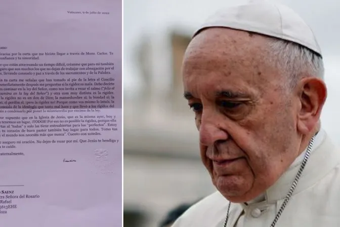 Carta del Papa Francisco apunta a "rigidez" como causa de cierre de seminario argentino