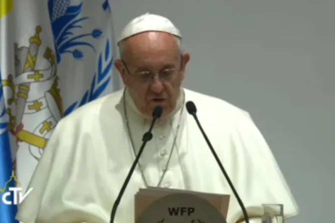 [TEXTO] Discurso Papa Francisco en la sede del Programa Mundial de Alimentos