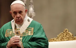 Imagen referencial. Papa Francisco en el Vaticano. Foto: Evandro Inetti / ACI Prensa / EWTN News /Vatican Pool 