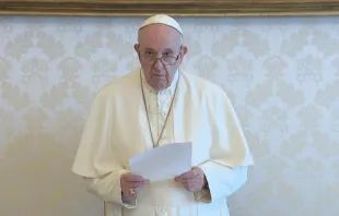 Video mensaje del Papa Francisco. Foto: Captura Vatican Media 