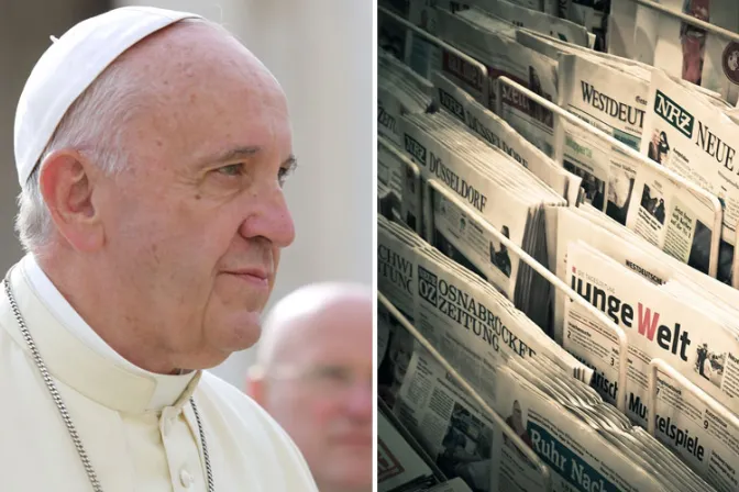 El Papa alerta a periodistas sobre 4 pecados en los que pueden caer