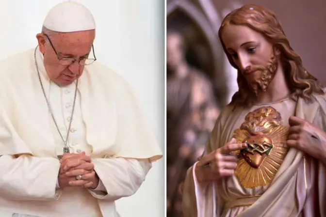 El Papa anima a rezar esta oración al Sagrado Corazón de Jesús