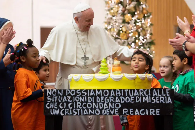 Así fue la fiesta anticipada de cumpleaños del Papa Francisco [FOTOS]