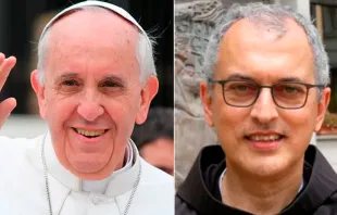 El Papa Francisco - Fray Massimo Fusarelli. Cru00e9ditos: ACI Prensa - Cortesu00eda de la Orden de los Franciscanos Menores 