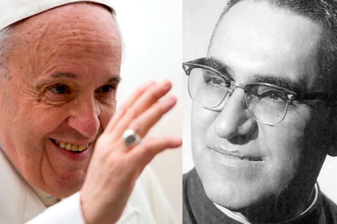 Papa Francisco saluda a jóvenes que festejan próxima canonización de Mons. Romero [VIDEO]