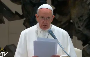El Papa Francisco durante su discurso / Foto: Captura Youtube 