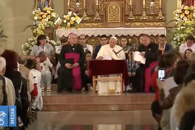 Discurso del Papa Francisco en el encuentro con la comunidad católica en Bulgaria
