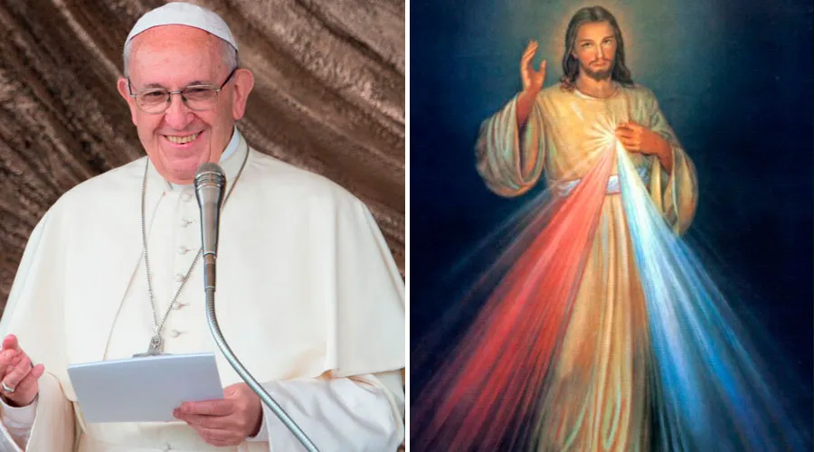 El Papa Francisco y la imagen de la Divina Misericordia. Foto: ACI Prensa?w=200&h=150