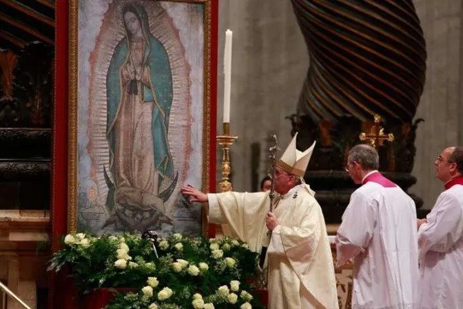 Papa Francisco celebrará Misa por la fiesta de la Virgen de Guadalupe