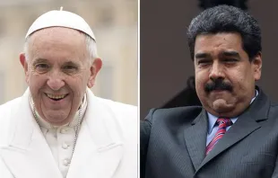 El Papa Francisco - Nicolás Maduro / Foto: Daniel Ibáñez (ACI Prensa) - Luis Astudillo C. / Cancillería del Ecuador 