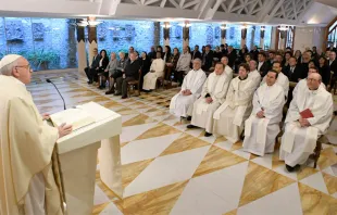 El Papa Francisco pronuncia su homilía. Foto: L'Osservatore Romano 