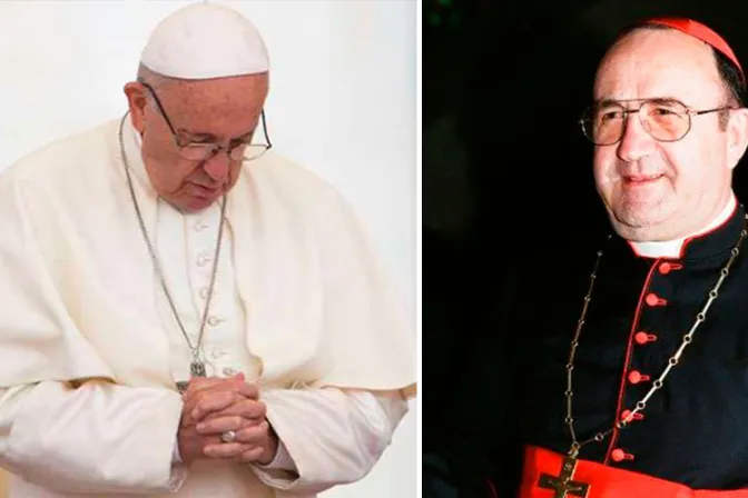 Papa Francisco envía sus condolencias por muerte de cardenal 