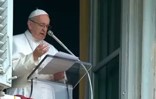 Papa Francisco en el ángelus de este domingo, Captura Youtube 