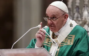 Papa Francisco en el Vaticano. Foto: Evandro Inetti ACI Prensa / EWTN News/ Vatican Pool 