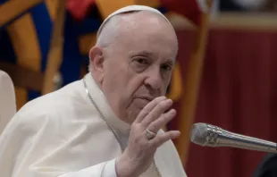 Papa Francisco en el Vaticano. Foto: Daniel Ibáñez / ACI Prensa 