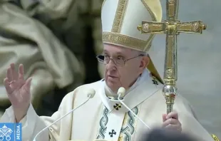 El Papa Francisco en el Vaticano. Foto: Captura YouTube 