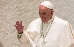 El Papa Francisco recibe al Centro de Turismo Juvenil. Foto: Vatican Media 