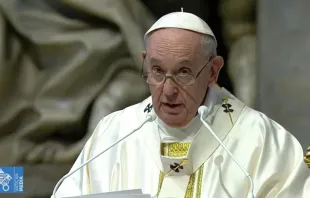 Papa Francisco en el Vaticano. Foto: Captura video 