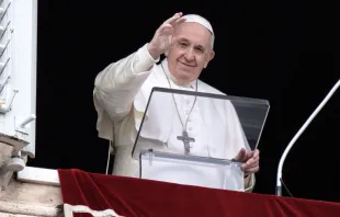 El Papa Francisco en el Regina Coeli. Foto: Vatican Media 