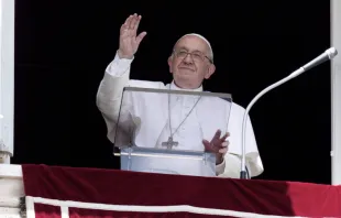 Papa Francisco en el Ángelus. Foto: Vatican Media 