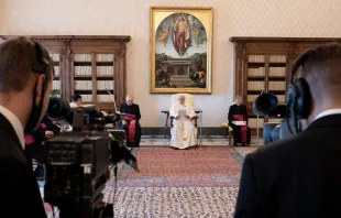 Imagen referencial. Audiencia General del Papa Francisco en agosto de 2020. Foto: Vatican Media 
