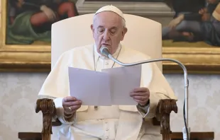 El Papa Francisco en la Misa de la Audiencia General. Foto: Vatican Media  