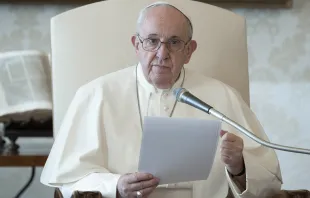 El Papa Francisco en la Audiencia General. Foto: Vatican Media 