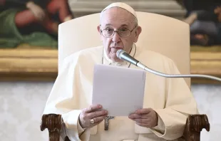 El Papa Francisco en la Audiencia General Foto: Vatican Media 