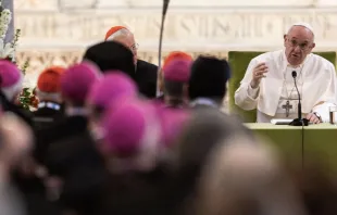 El Papa Francisco en Bari. Foto: Daniel Ibáñez / ACI Prensa 