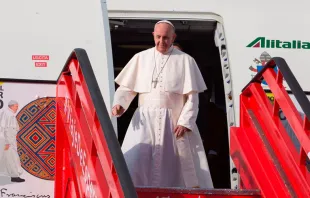 El Papa Francisco llega a Colombia / Crédito: Presidencia de Colombia 