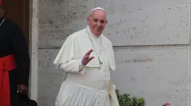 El Papa Francisco. Crédito: Daniel Ibáñez / ACI