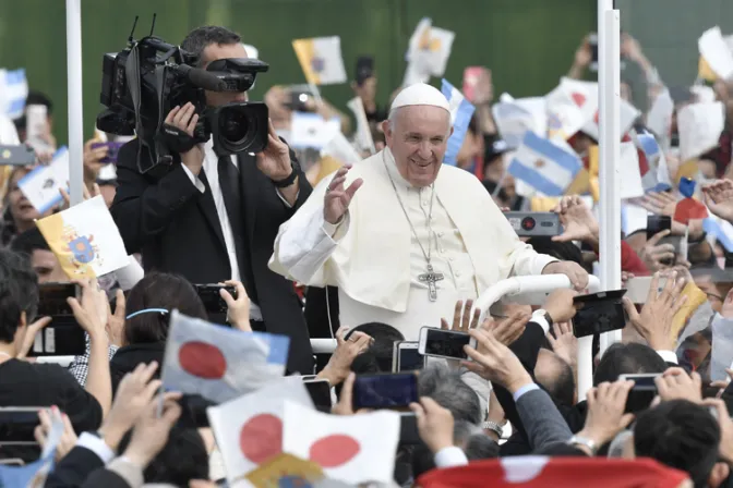 Papa en Japón: Los gritos de sálvate a ti mismo al sufriente no serán la última palabra