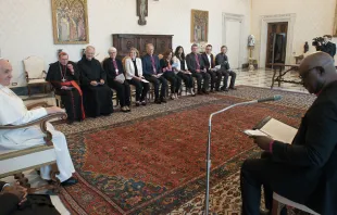 Papa con representantes de la Federación Luterana Mundial. Foto: Vatican Media 