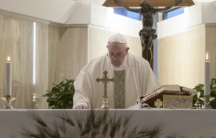 Imagen referencial. El Papa Francisco en Misa de Casa Santa Marta. Foto: Vatican Media 