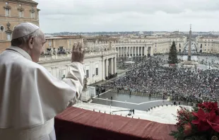 Papa Francisco en la Bendición Urbi et Orbi. Foto: Vatican Media 